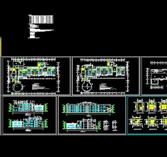 【精选】十二套12班幼儿园建筑施工图