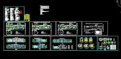 【精选】十二套12班幼儿园建筑施工图