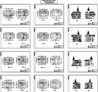 大型楼盘别墅户型