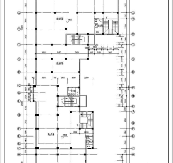 九龙园多层住宅楼建筑设计平面图