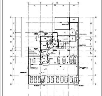 高层住宅楼施工设计平面图