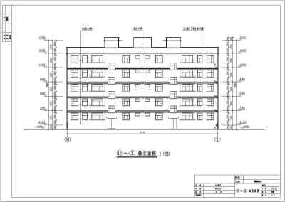 某地五层框架结构宿舍楼建筑设计方案图3D模型