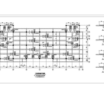 某五层框架结构办公楼结构加固施工图