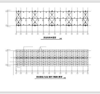 钢结构停车棚图纸