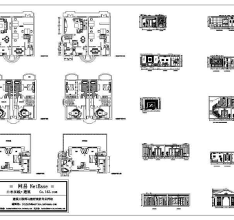 别墅全套装修施工图