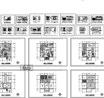 别墅室内装修施工图