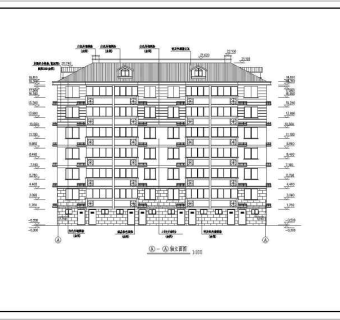 某小区多层框架结构住宅楼结构设计施工图