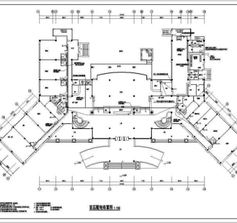 某4层框架结构会所电气设计施工图