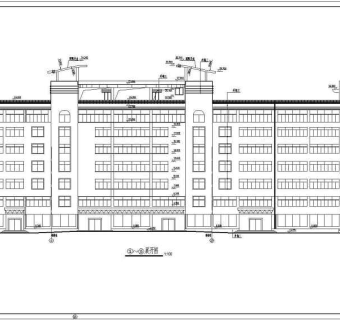 某地区地下一层地上七层框架结构酒店旅社建筑施工图