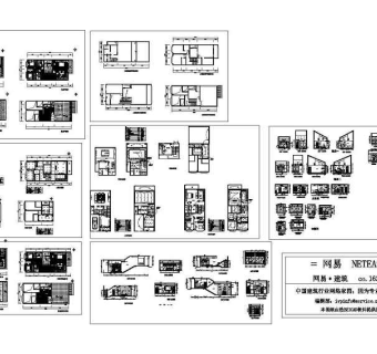 小栋别墅装修施工图