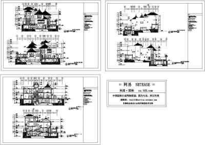 仿古别墅施工图