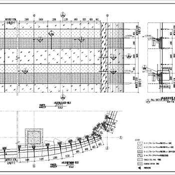 深圳某商业中心建筑玻璃幕墙设计施工图（含弧面外墙））3D模型