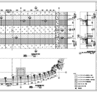 深圳某商业中心建筑玻璃幕墙设计施工图（含弧面外墙））3D模型