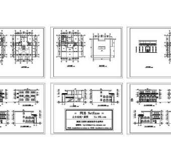 某别墅全套建筑施工图