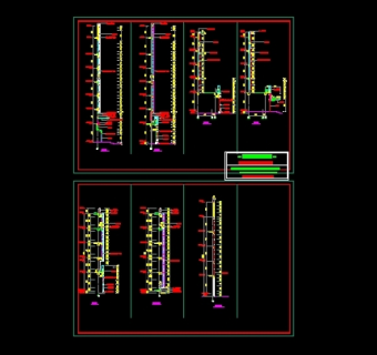 某电信楼幕墙详细设计图纸（二）3D模型