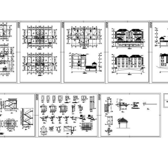 广东别墅设计全套图