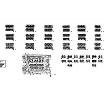 某小区叠加别墅平面图