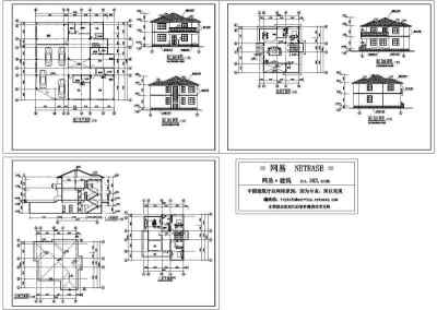 豪华别墅B型施工图