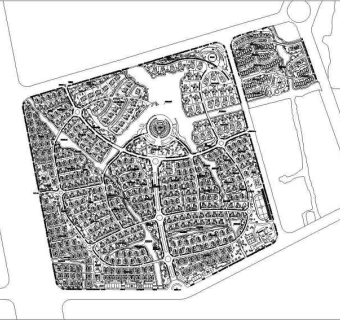 别墅区规划总图