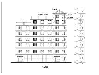 某8层框架结构宿舍楼建筑方案设计图