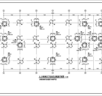 某三层宿舍楼框架结构设计施工图纸