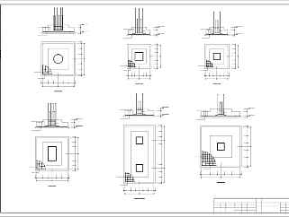 7度区框架电影院结构设计cad施工图