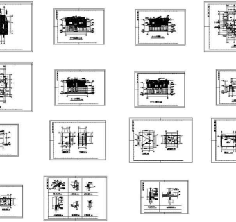 别墅全套施工图纸