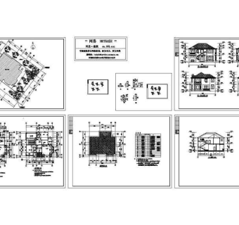 B102型别墅建筑结构图