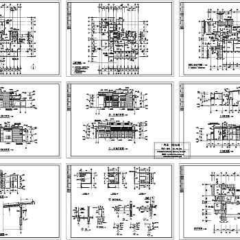 别墅建筑施工图