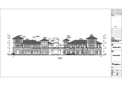 某地三层框架结构商业楼石材幕墙施工图3D模型