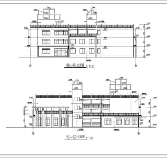 某框架结构幼儿园建筑、结构设计施工图