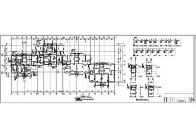 某地6层框架结构住宅楼结构施工图