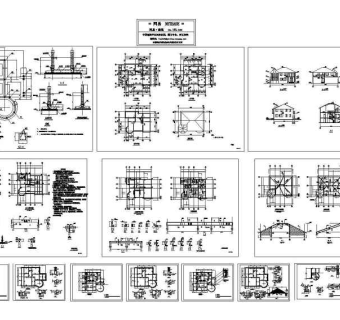 别墅建筑结构图纸