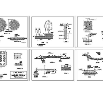 别墅园林施工套图