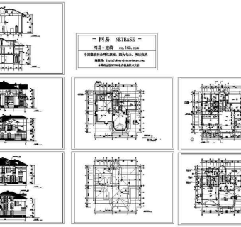 棋盘山别墅建筑图