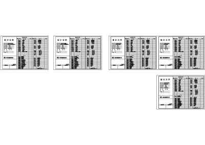 新现代主义别墅C户型建筑结构全图