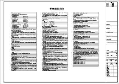 江西省某三层别墅电气设计施工图纸