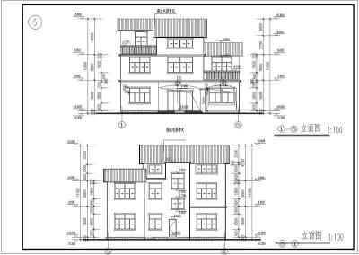 某农村别墅建筑和结构施工图（含结构设计说明）