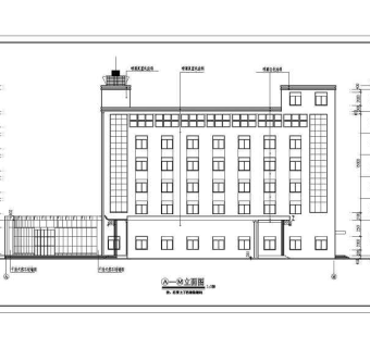 某地六层框架结构汽车客运站建筑施工图