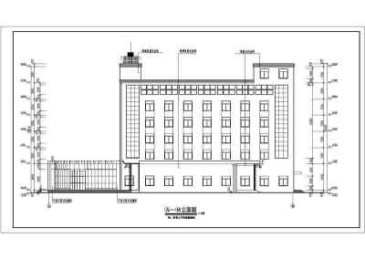 某地六层框架结构汽车客运站建筑施工图