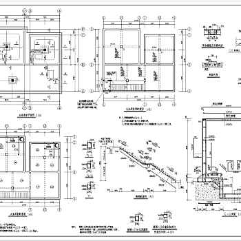 某地下一层水池框剪结构设计施工图