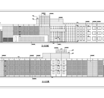 某地3层框架结构产品办公楼建筑专业施工图设计