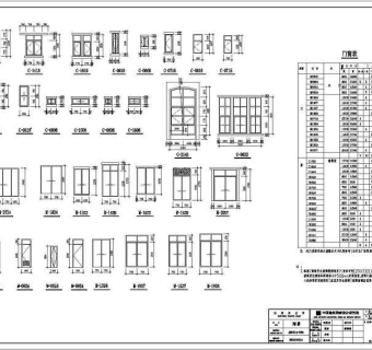 某地两层框架结构别墅全套设计施工图