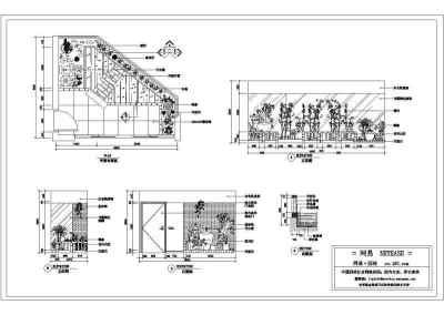 某别墅屋顶阳台绿化设计图3D模型