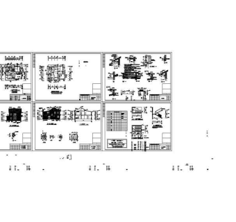 别墅设计施工图（建筑cad图纸）