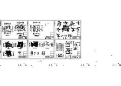 别墅设计施工图（建筑cad图纸）