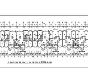 多层住宅建筑施工全套CAD图纸