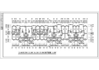 多层住宅建筑施工全套CAD图纸