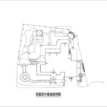 重庆棕榈泉别墅区庭院景观设计施工图3D模型