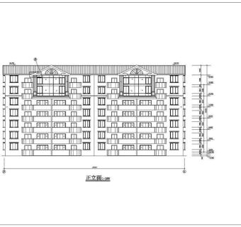 某房屋建筑学课程设计住宅楼方案图3D模型